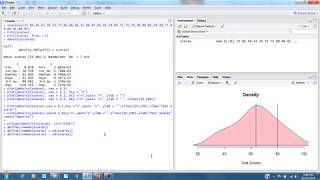 RBasics Creating Density Plots in R [upl. by Naget609]