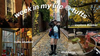 WEEK IN MY LIFE as a premed student at TUFTS  uni vlog [upl. by Erminie]