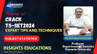 Crack TSSET  2024 Expert Tips and Techniques  Dr Bhatracharyulu  INSIGHTS EDUCATIONS [upl. by Aneen24]