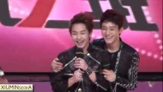 Fancam 120627 EXOM Xiumin Chen Speak Chinese at Extremely Extraordinary [upl. by Georg]