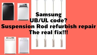 Samsung washer suspension rod repairrefurbish The real fix [upl. by Ximena]