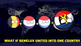 what if Belgium Netherland and Luxembourg united into one country benelux countryballcountryballs [upl. by Chill]