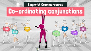 Sing with Grammarsaurus  Coordinating Conjunctions FANBOYS [upl. by Oidacra]