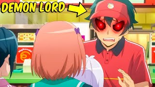 KINAKATAKUTANG DEMON LORD NAGTRABAHONG PARTTIMER SA MCDONALDS  Anime Recap Tagalog [upl. by Lundquist]