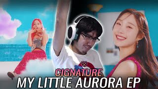 cignature 시그니처  My Little Aurora EP First Listen amp Reaction [upl. by Norene]