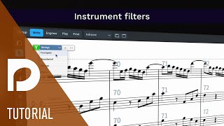 Instrument Filters  Introducing Dorico 4 [upl. by Abbi]