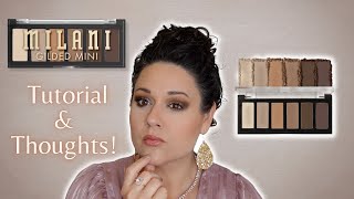 New Milani Gilded Mini Eyeshadow PaletteWhiskey BusinessTutorial First Impressions amp Thoughts [upl. by French585]