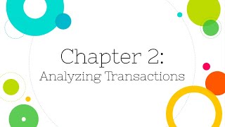 Financial Accounting Chapter 2 Analyzing Transactions [upl. by Kahler]