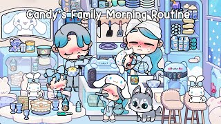 Candy’s Family Morning Routine at the Cinnamoroll House 🩵🏠Avatar World  Pazu [upl. by Daveta]