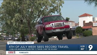 Over a million Arizonans to hit the road for 4th of July [upl. by Nrol]