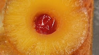 Easy Pineapple Rum Upside Down Cake Recipe  Box Cake Hack [upl. by Rizas]