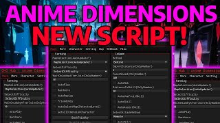 Anime Dimensions NEW Script  Auto Dodge No Damage Lucky Drop Instant Kill Bosses more [upl. by Shaff]