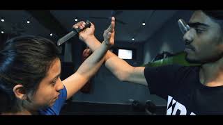 SelfDefense Techniques Against Knife Attack  KRAV MAGA TRAINING [upl. by Cnahc]