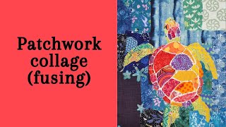 Comment faire un patchwork en collage fusing [upl. by Otrebron]