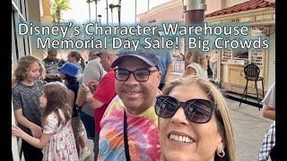 Disney’s Character Warehouse Orlando Vineland Premium Outlets Memorial Day Sale [upl. by Glad421]