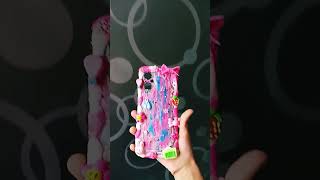 Tried to make decoden phone case but couldnt 😅diy pinkcraft art craft crafter cute [upl. by Fitting]