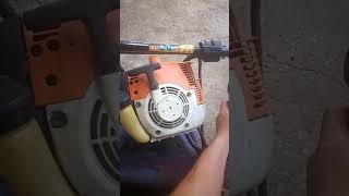 Perfurador de solo Stihl BT 121  manutenção finalizado parte final [upl. by Nebuer]