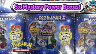 Opening 5x Mystery Power 1 Walmart Boxes Pokemon TCG unboxing [upl. by Suoivatco]