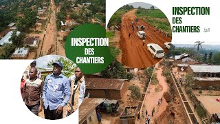 KASAI CENTRAL  INSPECTION DES CHANTIERS PAR JOSEPHMOISE KAMBULU LE GOUVERNEUR AVENUE KAMUANDU [upl. by Raab]