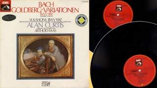 Alan Curtis harpsichord Bach GoldbergVariationen BWV 988 and 14 Kanons BWV 1087 [upl. by Lysander7]