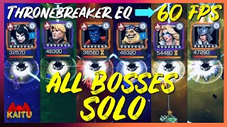 TOP COUNTERS FOR ALL BOSSES Spiral amp Dazzler 60 FPS Thronebreaker EQ  MCOC [upl. by Tiphany760]