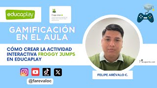 Cómo Crear la Actividad Interactiva Froggy Jumps en Educaplay  Tutorial Completo [upl. by Langley]