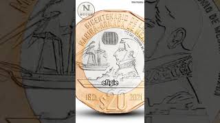 Conoce la moneda del Bicentenario de la Marina mexicana shorts mexico numismatica monedas [upl. by Endres]