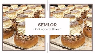 How to make Swedish Semlor  Semla recept [upl. by Siramad559]