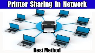 How To Share Printer In Network  Printer Share Kaise Kare  Share One Printer To Multiple Computer [upl. by Phyllis]