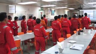 ConocoPhillips Indonesia  Belida Crew Morning Gymnastic [upl. by Johnsten93]