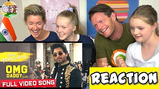 OMG DADDY VIDEO SONG REACTION  AlaVaikunthapurramuloo  Allu Arjun  BigAReact [upl. by Vey]