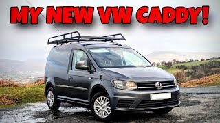 I Bought a VW Caddy Van  Mini Camper Van Plans [upl. by Millhon]