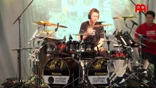 MEINL DRUM FESTIVAL 2012  Hannes Grossmann  Part 3 [upl. by Yrak]