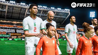 FIFA 23 Maroc vs Cote dIvoire  Match Amical  Gameplay PC [upl. by Aymer]