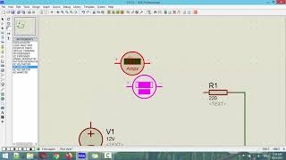 Ampere meter in Proteus Simulation [upl. by Anaerb]