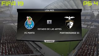 FIFA 19 FC Porto vs Portimonense SC Gameplay Liga Nos 4K [upl. by Nekcerb]