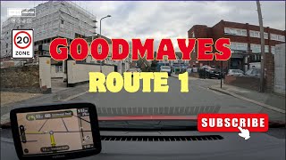 Goodmayes driving test centre practice route 1 [upl. by Henn93]