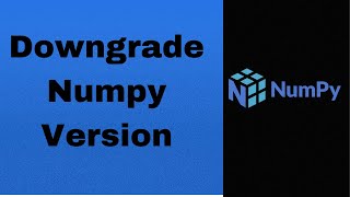 How to downgrade numpy version  numpy dtype size changed The TechFlow [upl. by Annayr]