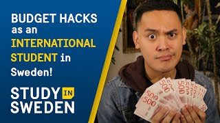 BUDGET HACKS as an INTERNATIONAL STUDENT in SWEDEN [upl. by Ennayllek]