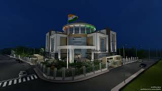 New Talegaon Dabhade Municipal Council Building  earthscape architects amp consultants [upl. by Nealy363]