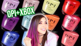 OPI x Xbox Nail Polish Collection Swatches and Review Spring 2022  KELLI MARISSA [upl. by Basile]