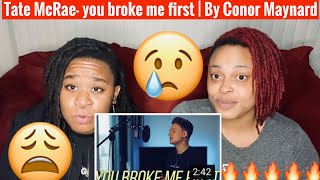 Tate McRae  you broke me first  by Conor Maynard  REACTION [upl. by Boycey659]