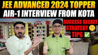 Meet JEE Advanced AIR1 Topper from Allen Kota 355360  Success Secret🤫 amp Tips  interview [upl. by Oirevlis]