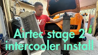 Focus st225 airtec stage 2 Intercooler install [upl. by Kaazi478]