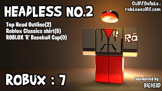 15 Types Of HEADLESS Roblox Outfits [upl. by Lydell]