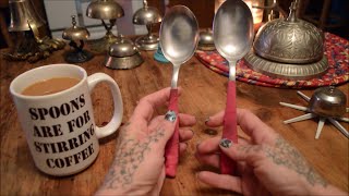 How to Play Spoons 1 Spoon Playing Grip Abby the Spoon Lady [upl. by Anahgem]