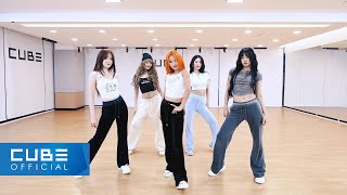 여자아이들GIDLE  클락션 Klaxon Choreography Practice Video [upl. by Attej]