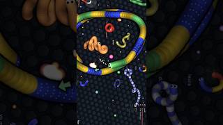 World Biggest Snake 🐍 Slitherio Full Hack 😈 Gameplay slithersnakesorts [upl. by Nigel]