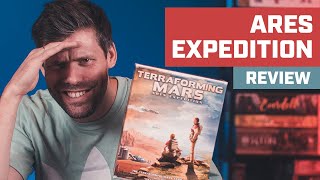 Terraforming Mars Ares Expedition Card Game  Board Game Review [upl. by Llerdnad]