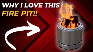 Review of 15quot Smokeless Fire Pit Portable Outdoor Firepit [upl. by Joacima]